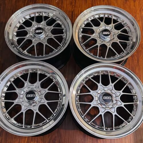 BBS RS2 Double Step Three-Piece Conversion Wheels – 20×10″ Square Set certified