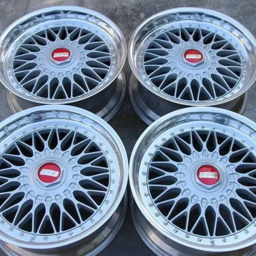 BBS RC Wheels | 17×8.5 & 9.5″ ET34 | 5×114.3 | Motorsport Silver / Chrome Lip