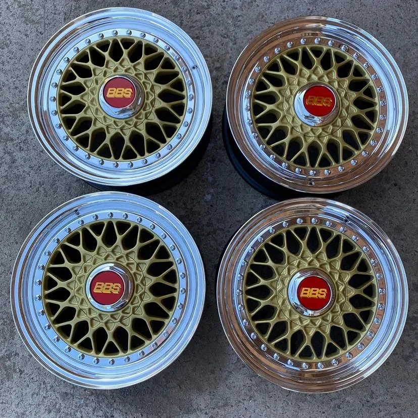BBS RS 069 wheels 16 inch 4x100 tinted gold