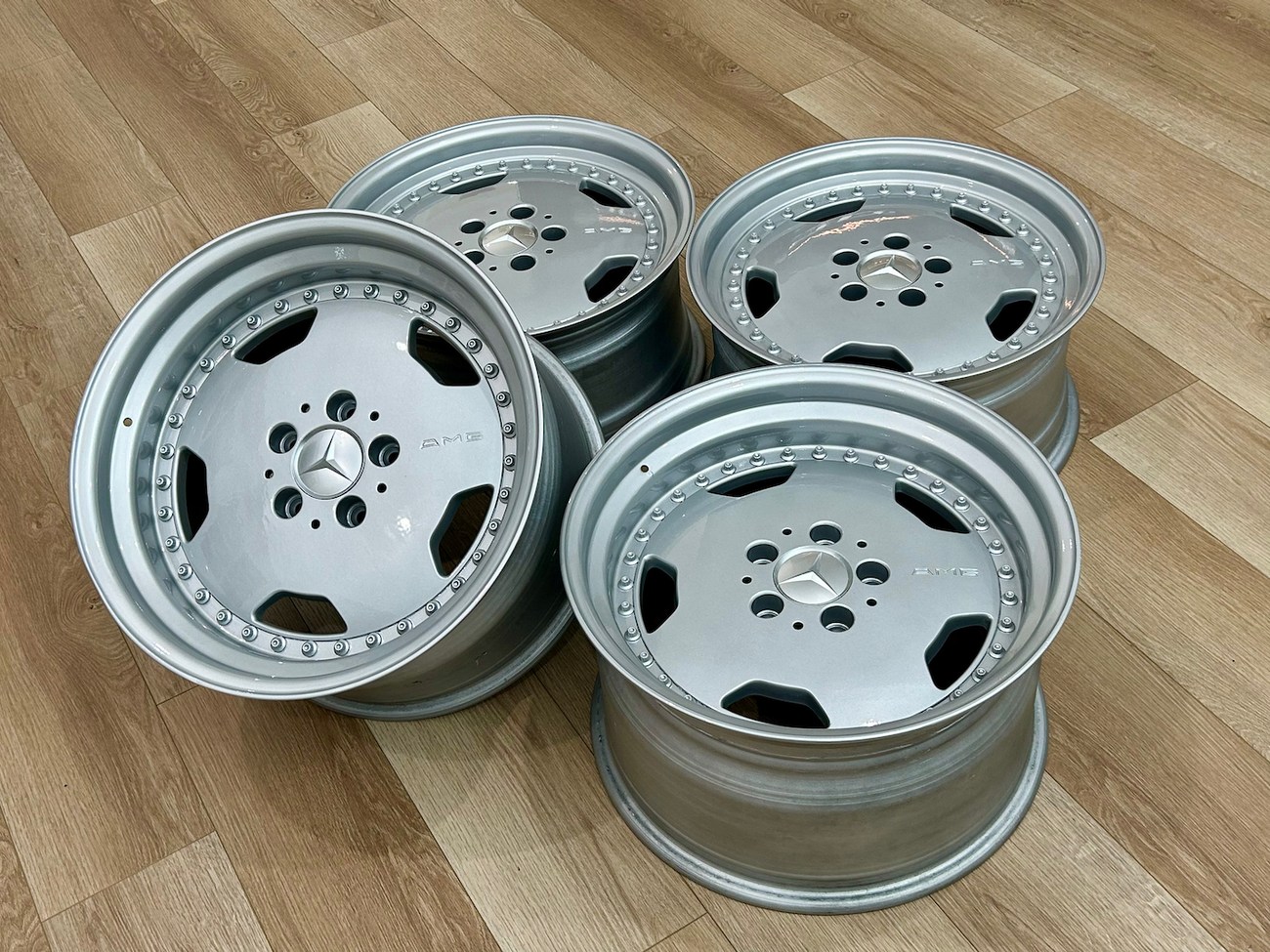 AMG Aero III Wheels by OZ Racing | 17x8.5 & 10" | 5x112 | Staggered Three-Piece - Image 6