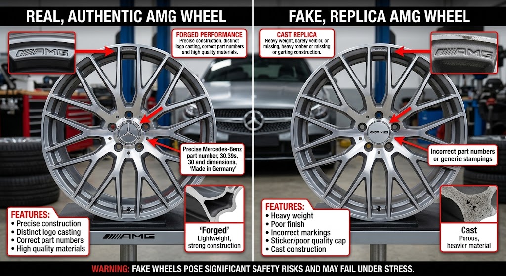 Genuine AMG Wheels vs Replicas — Elite BBS Wheels