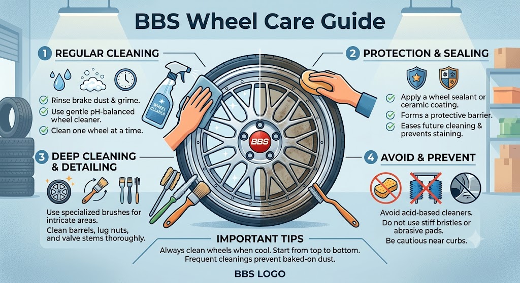 BBS Wheel Care Cleaning Storage Maintenance — Elite BBS Wheels