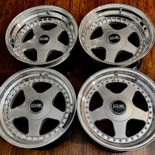 OZ Racing Futura | 17×8.5 & 9.5 | 5×114.3 | Silver / Polished Lip