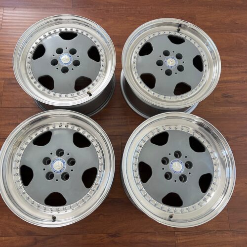Gotti Axia Wheels | 18×9 Front / 18×10 Rear ET35 | 5×112 | Staggered Three-Piece | Gray | Mercedes-Benz