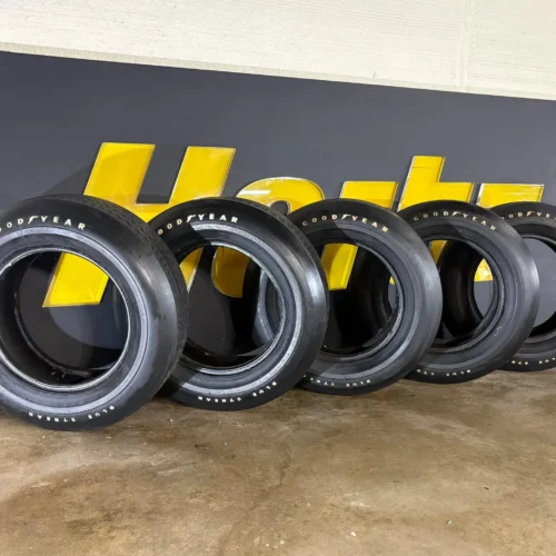 Goodyear Blue Streak Tires | 6.95-14 | Raised White Lettering | Set of 5