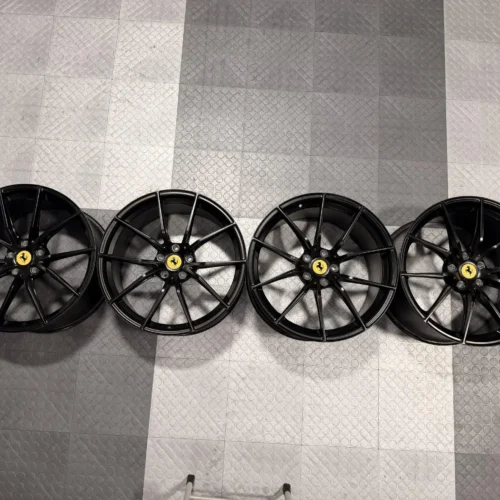Ferrari 812 Wheels | 20″ | Forged by AppTech | Satin Black | Staggered