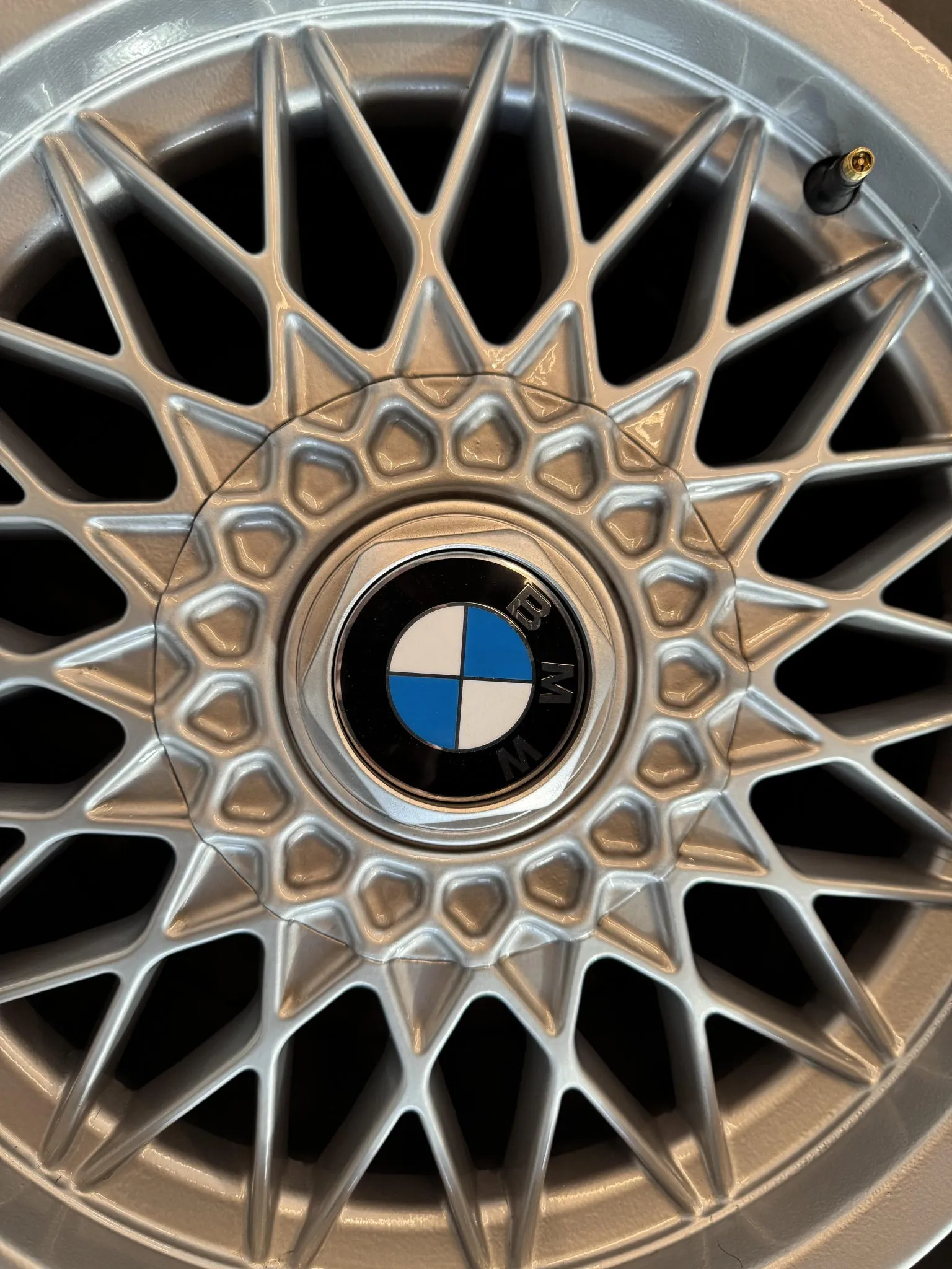BMW Style 5 wheels 16 inch BBS square silver set