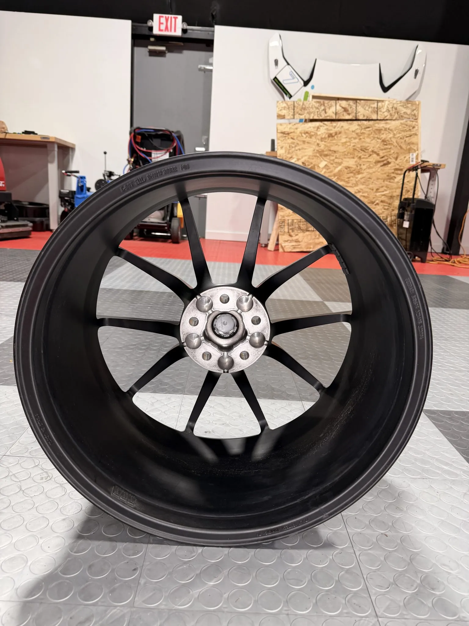 Ferrari 812 wheels 20 inch forged staggered satin black set