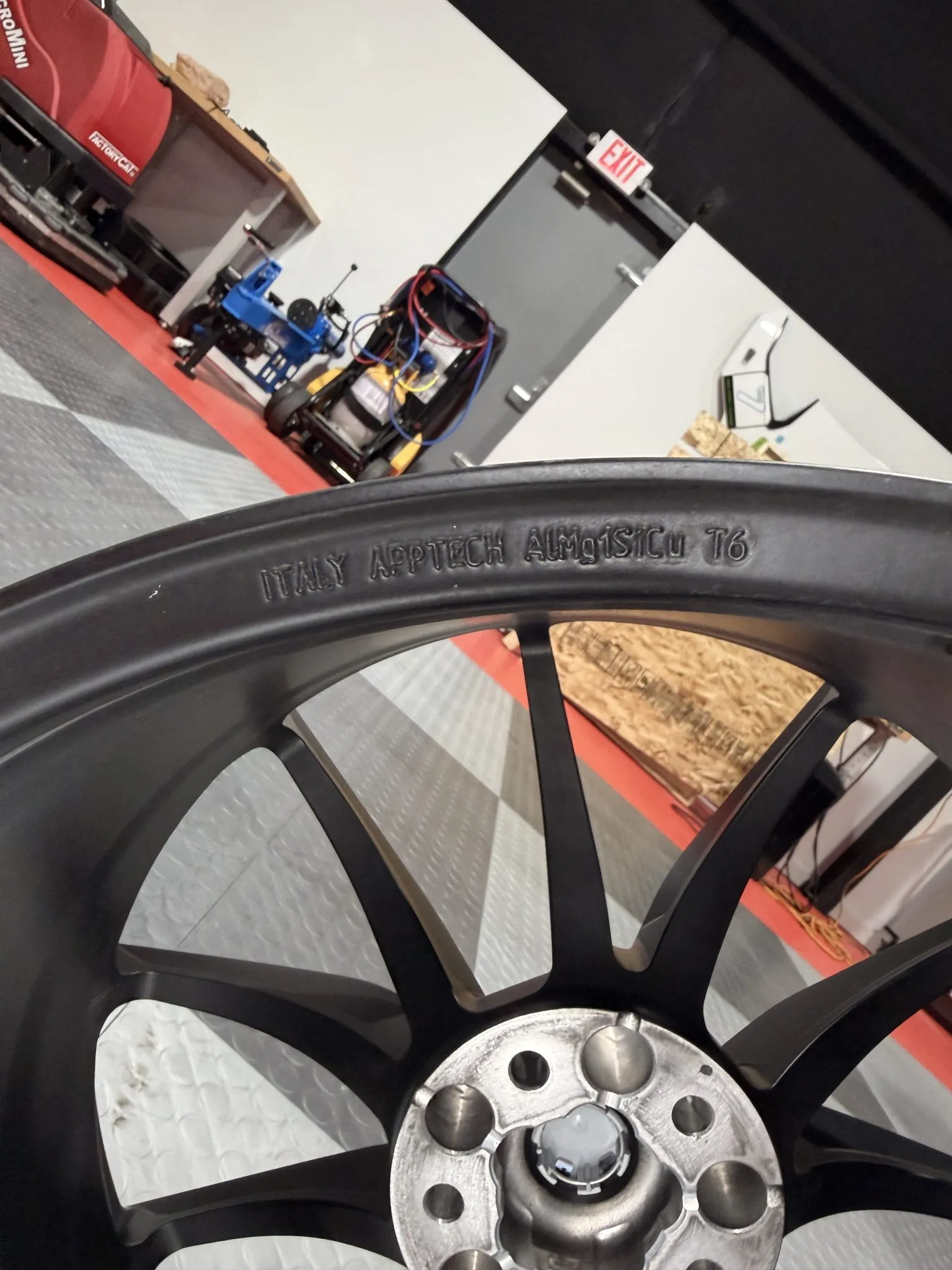 Ferrari 812 Wheels | 20" | Forged by AppTech | Satin Black | Staggered - Image 17