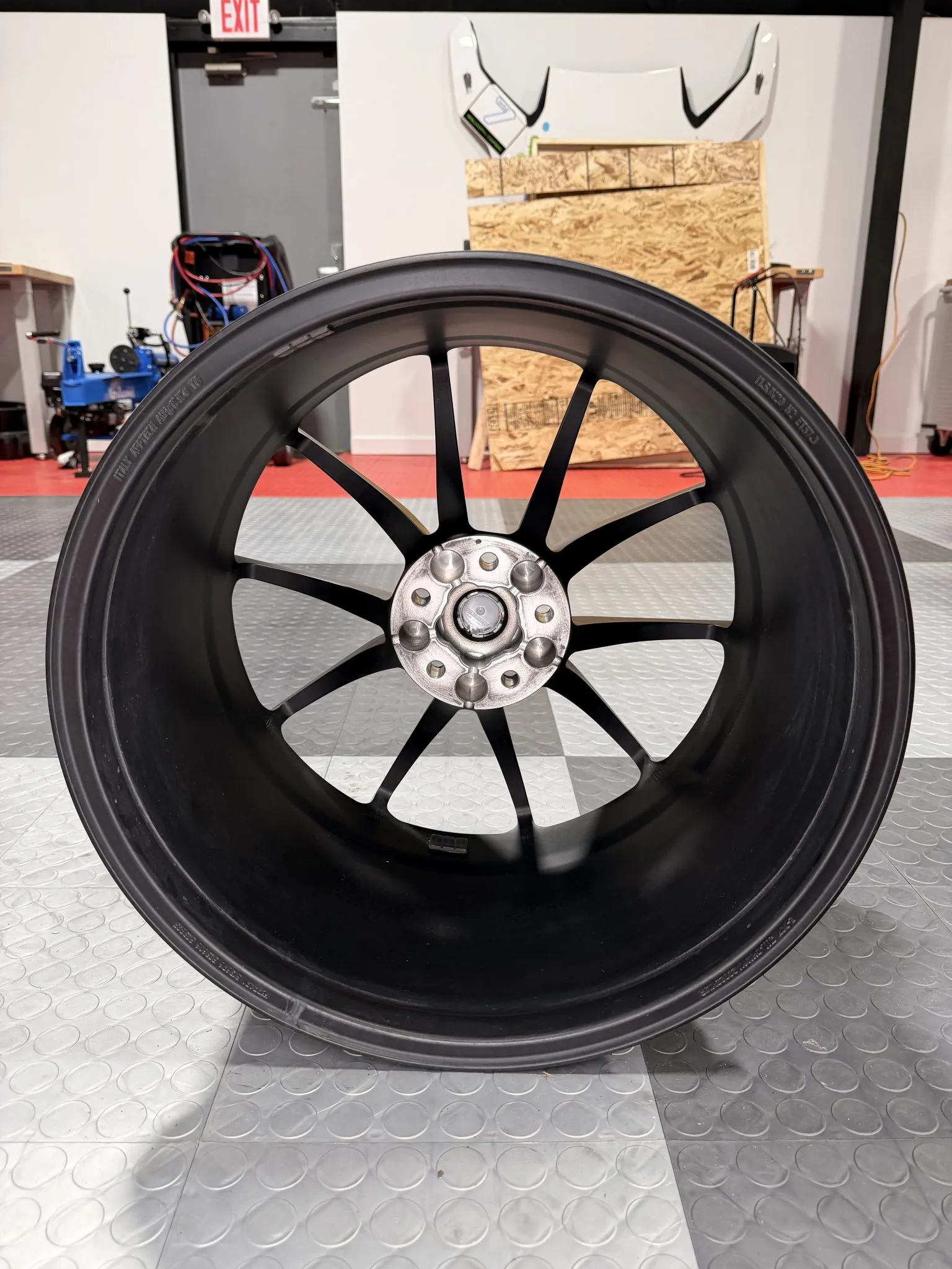 Ferrari 812 wheels 20 inch forged staggered satin black set