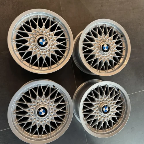 BMW Style 5 Wheels | 16″ | Square Set | Silver | Genuine BBS