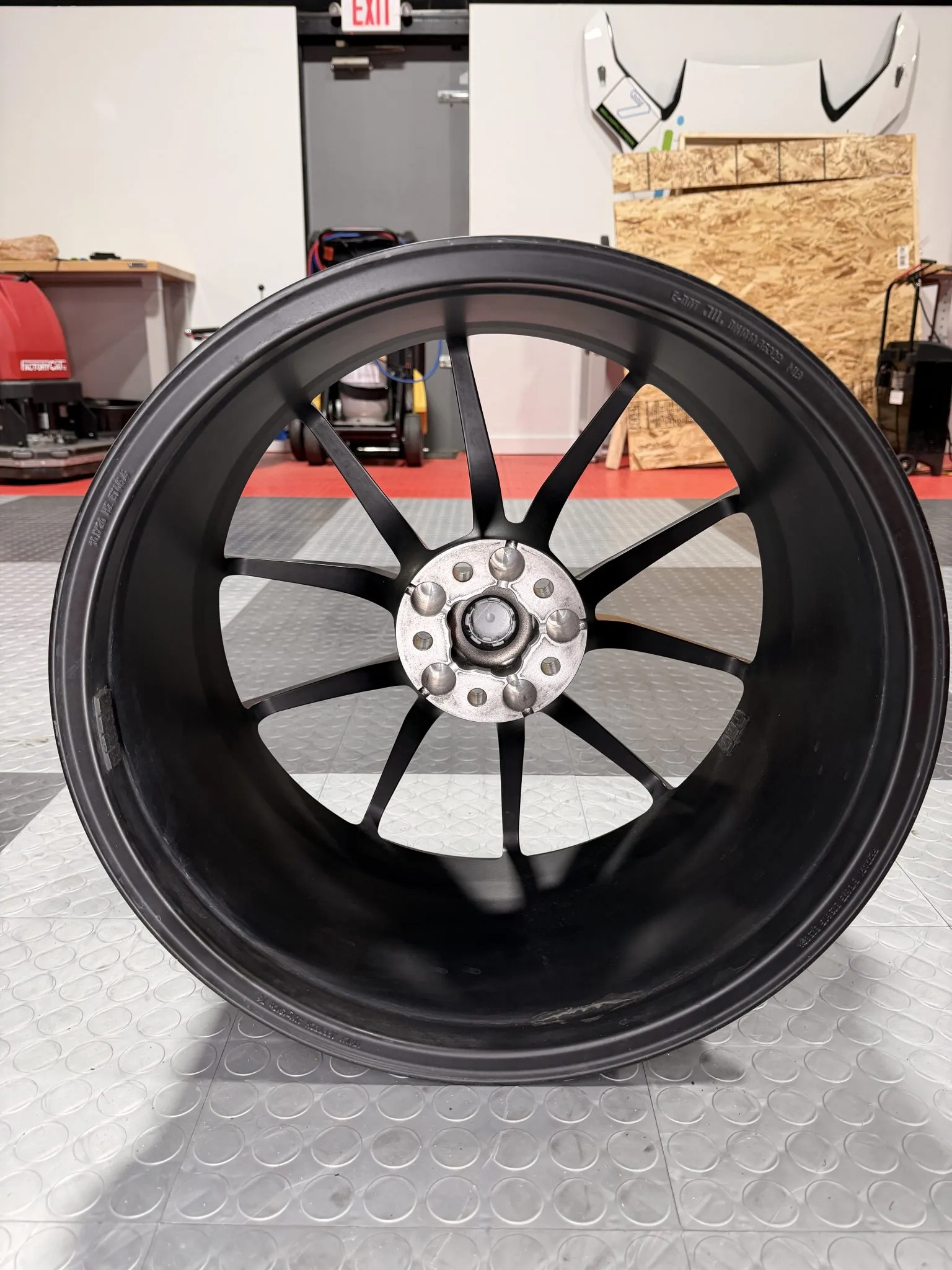 Ferrari 812 wheels 20 inch forged staggered satin black set