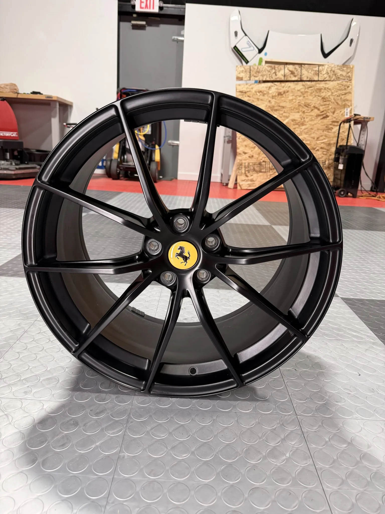 Ferrari 812 Wheels | 20" | Forged by AppTech | Satin Black | Staggered - Image 8