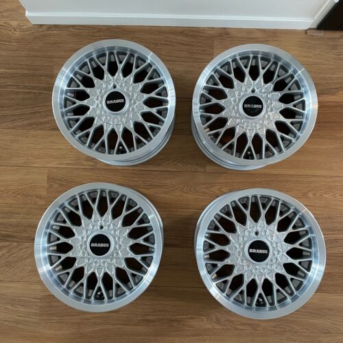 BRABUS Monoblock I Mesh Wheels | 16×8 ET35 | 5×112 | Mesh Design | Silver | Mercedes-Benz