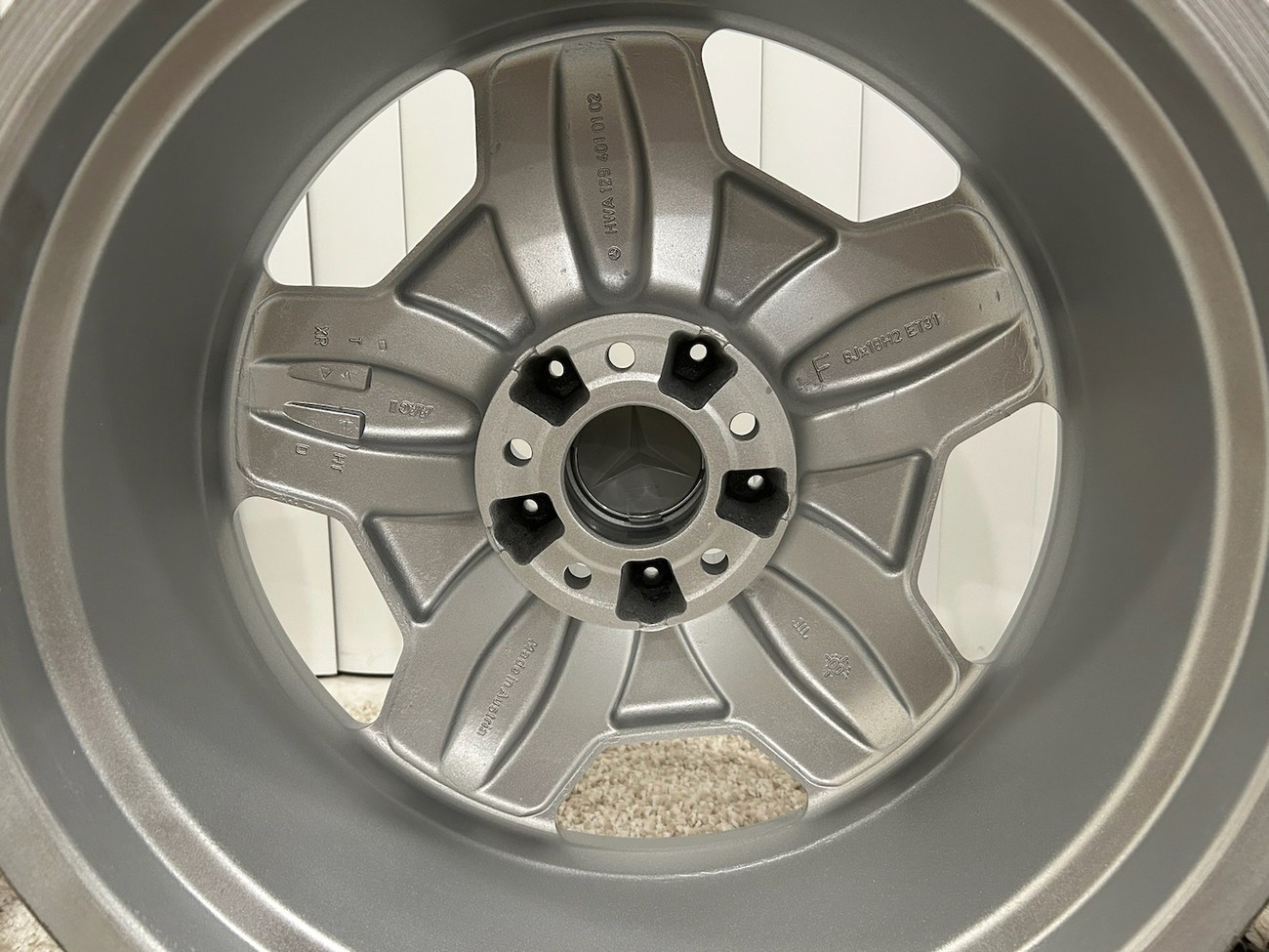 AMG Aero II Monoblock Wheels R129 W210 18 Inch Staggered 5x112 Silver