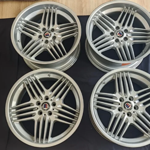 Alpina Dynamic Wheels by BBS | 20×9 Front ET20 / 20×10 Rear ET17 | One-Piece | Silver | Alpina Roadster V8/BMW Z8 | PN RD276 / RD171