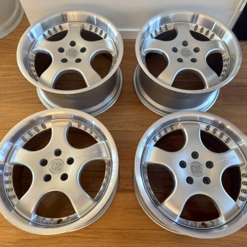 Kleemann TS-5 Wheels — 18″ Staggered Two-Piece | 5×112 | Silver / Machined Lip | Mercedes-Benz Fitment