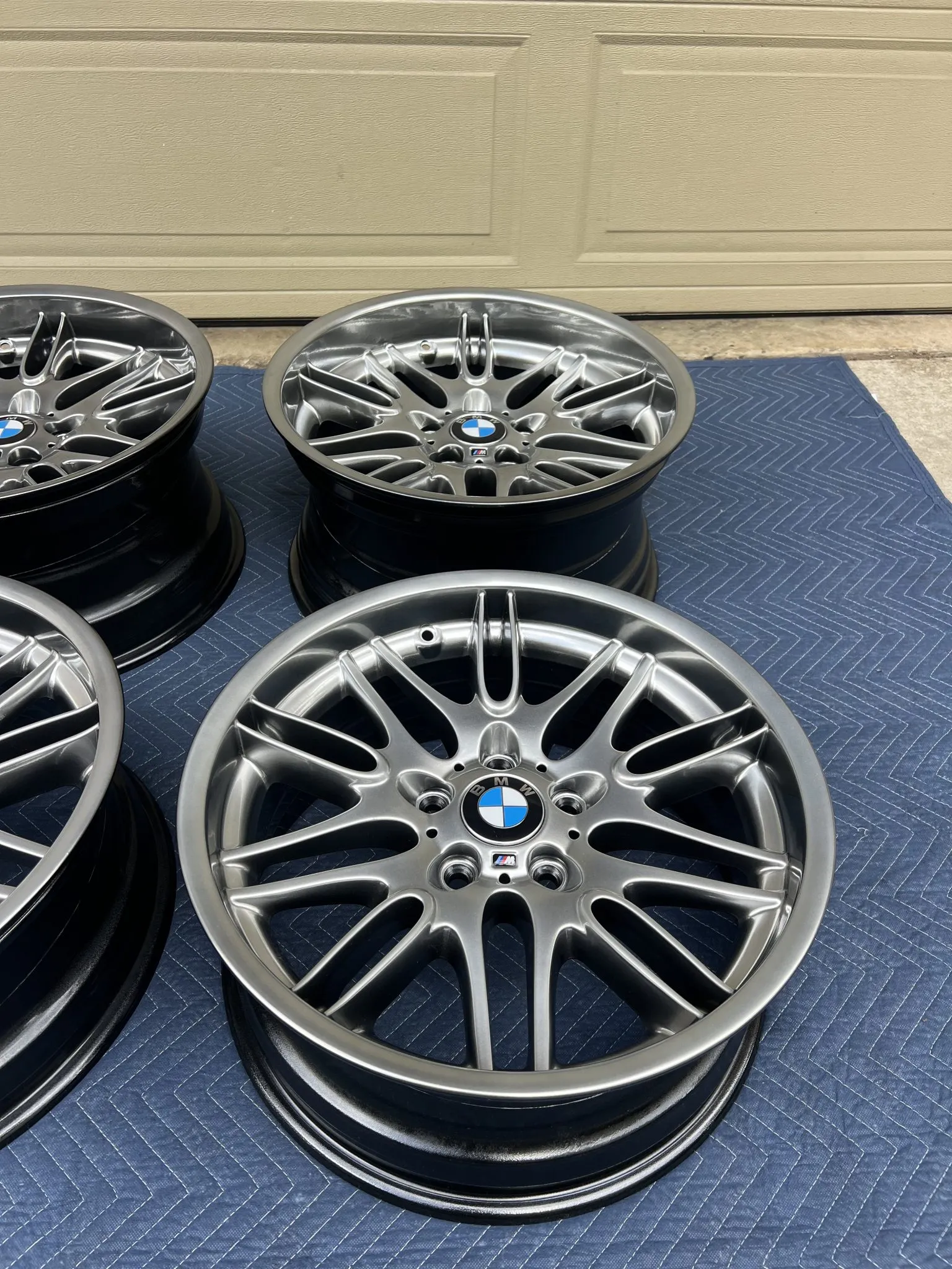 BMW Style 65 Wheels | 18x8 Front ET20 / 18x9.5 Rear ET22 | Single-Piece | Powder-Coated Gunmetal | Made by BBS | PN 3611-2228950 / 3611-2228960 - Image 6