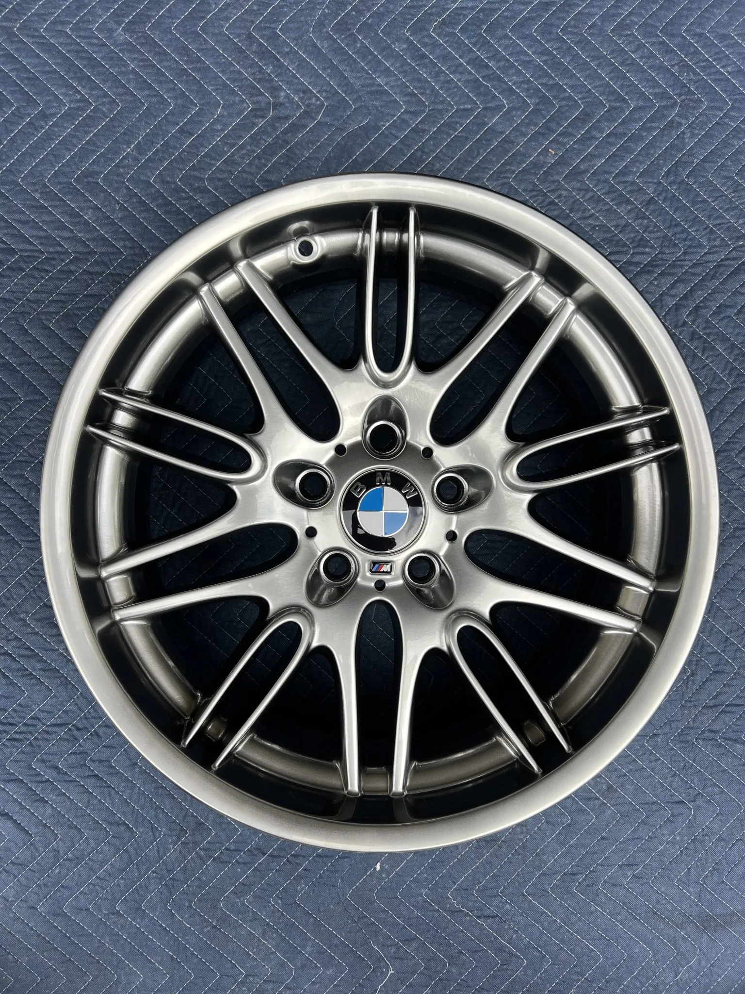 BMW Style 65 Wheels | 18x8 Front ET20 / 18x9.5 Rear ET22 | Single-Piece | Powder-Coated Gunmetal | Made by BBS | PN 3611-2228950 / 3611-2228960 - Image 8