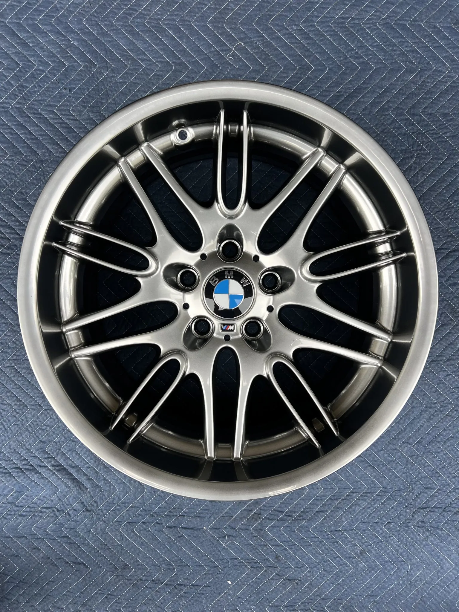 BMW Style 65 Wheels | 18x8 Front ET20 / 18x9.5 Rear ET22 | Single-Piece | Powder-Coated Gunmetal | Made by BBS | PN 3611-2228950 / 3611-2228960 - Image 9