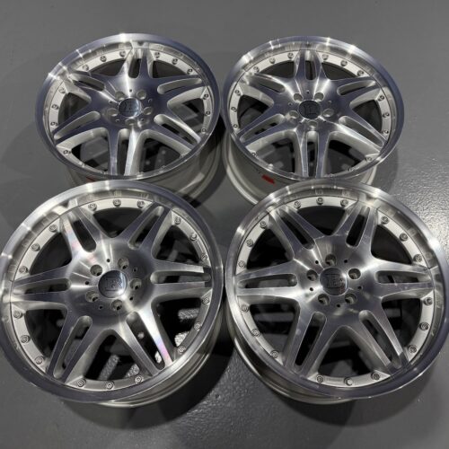 BRABUS Monoblock VI Wheels — 20″ Staggered NOS | 5×112 | Machined Silver / Polished Lip | Two-Piece