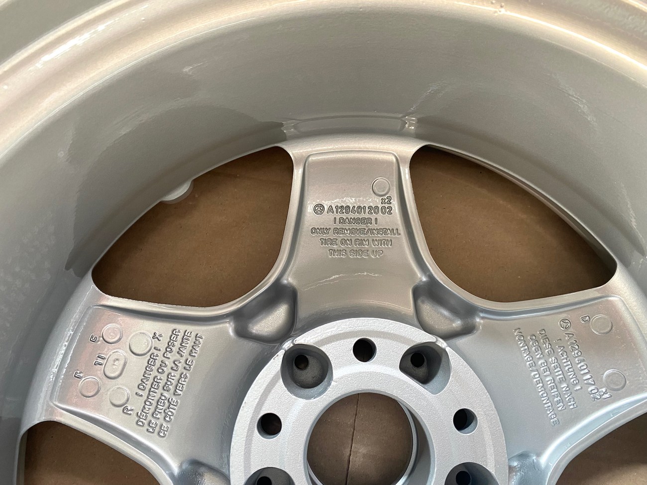 AMG Monoblock Style 1 Sport Wheels R129 | 18x8.5 & 9.5" ET25/ET23 | 5x112 | Staggered | Silver / Machined Lip - Image 10