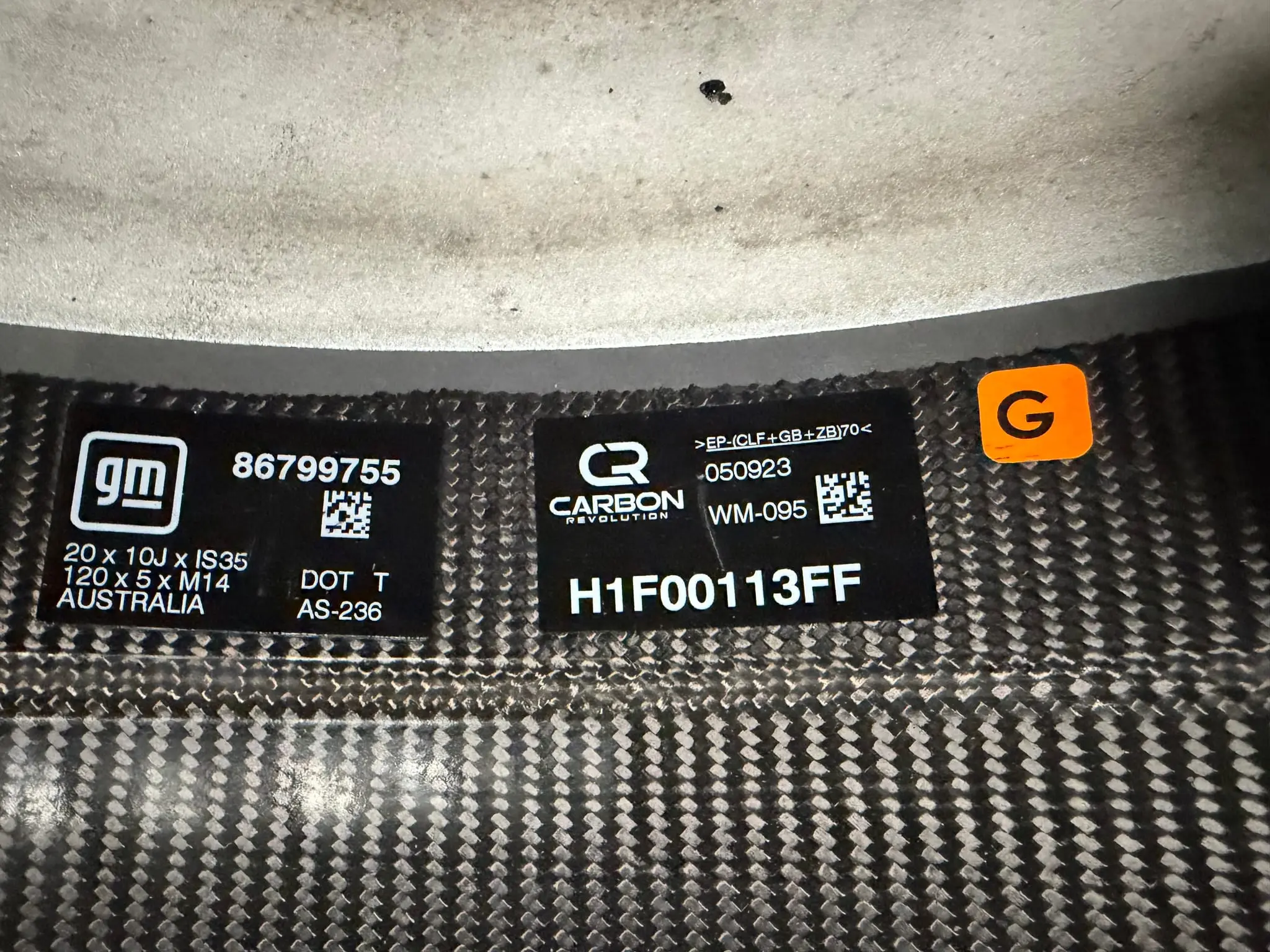 Chevrolet Corvette C8 Z06 Wheels | Carbon Fiber | Staggered 20"/21" | Genuine OEM - Image 11