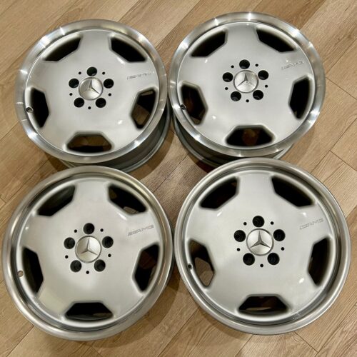 AMG Aero II Monoblock Wheels | 17×7.5 & 8.5″ ET35/ET30 | 5×112 | Staggered | Silver | Mercedes-Benz