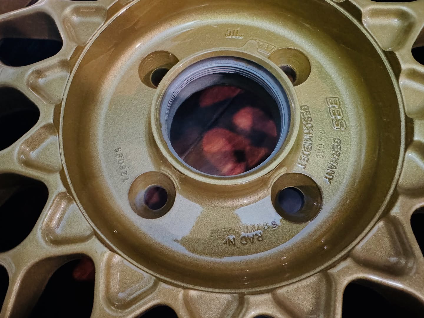 BBS RS Wheels | 16" | Double Step | 4x100 | Gold | Staggered - Image 6