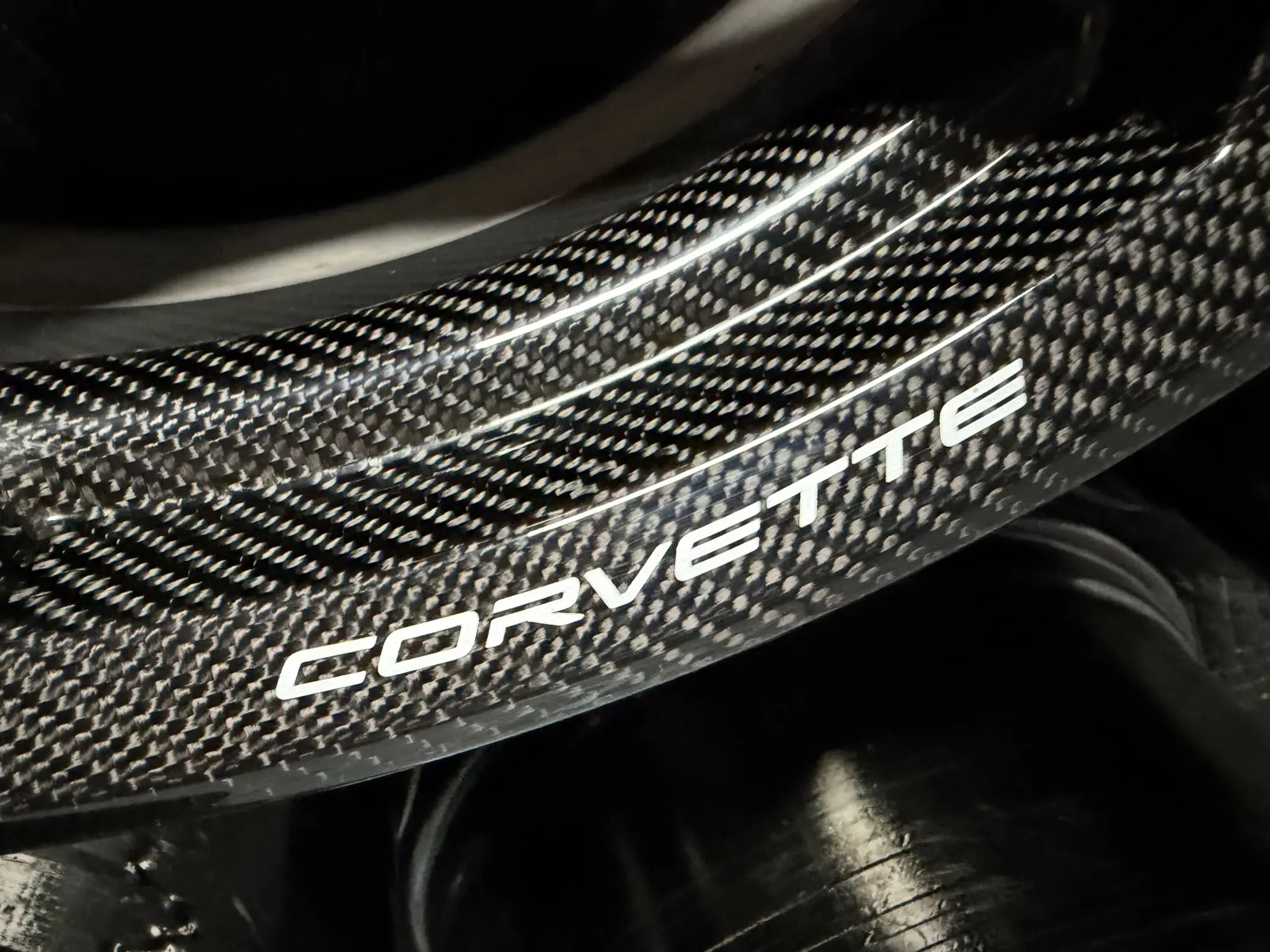 Corvette C8 Z06 carbon fiber wheels staggered set