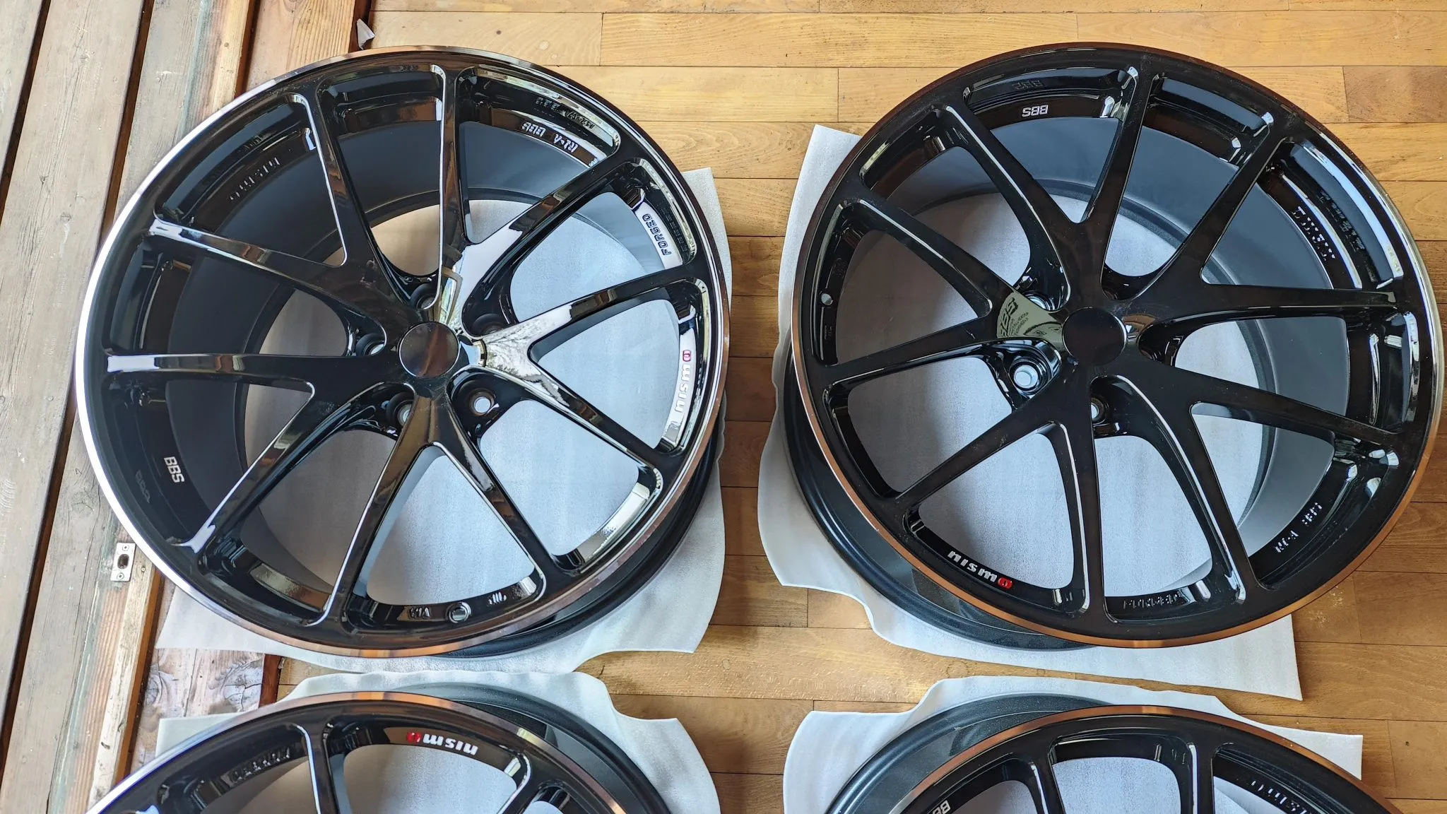 BBS RI-A Wheels | 20" | Forged | Bright Black Diamond Cut | Nissan | 5x114.3 - Image 8