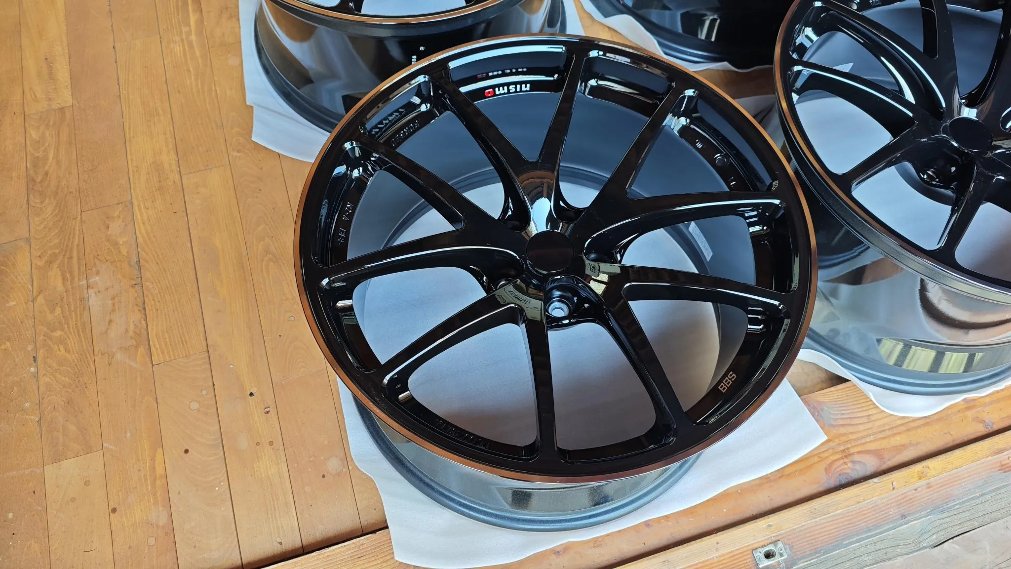 BBS RI-A Wheels | 20" | Forged | Bright Black Diamond Cut | Nissan | 5x114.3 - Image 9