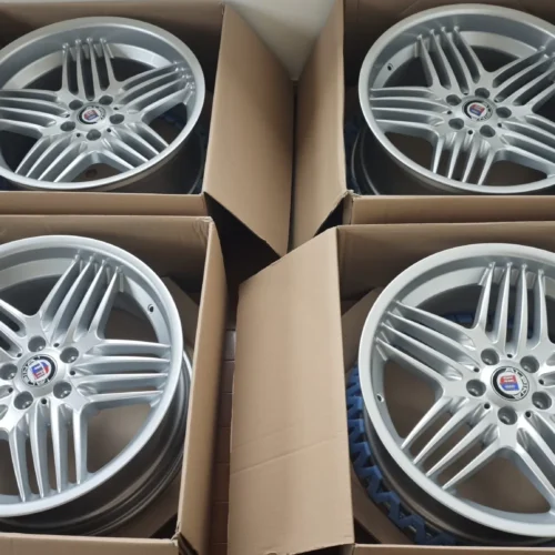 Alpina Dynamic Wheels by BBS | 20×9 Front ET20 / 20×10 Rear ET22 | One-Piece | Silver | PN RD171 / RD172 | Alpina Center Caps