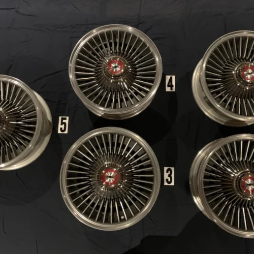 Kelsey-Hayes Bolt-On Wheels | 15″ | 1967 Corvette | Set of 5