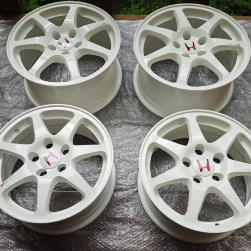 Honda NSX-R NA1 Wheels | Staggered 16″/17″ | Forged-Alloy | White | Genuine OEM