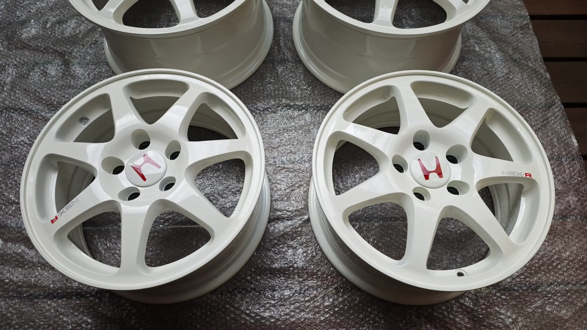 Honda NSX-R NA1 Wheels | Staggered 16"/17" | Forged-Alloy | White | Genuine OEM - Image 7