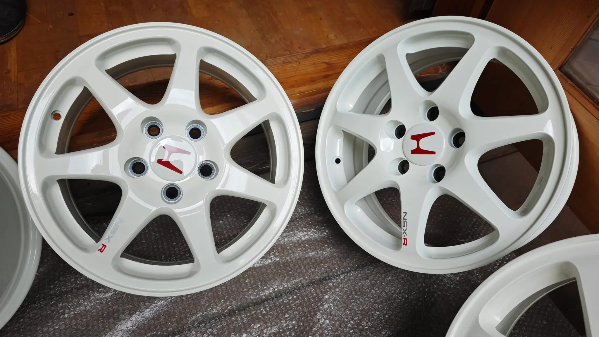 Honda NSX-R NA1 Wheels | Staggered 16"/17" | Forged-Alloy | White | Genuine OEM - Image 9