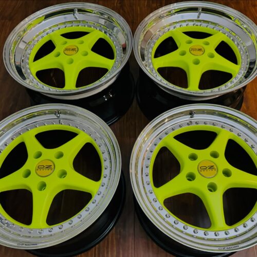 OZ Racing Mito 1 Wheels | 18″/19″ | Neon Yellow | Corvette C5 | Staggered