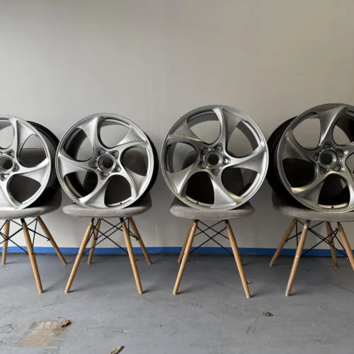 HRE 522M Wheels | 20″/21″ | One-Piece | Staggered | Silver | For Porsche