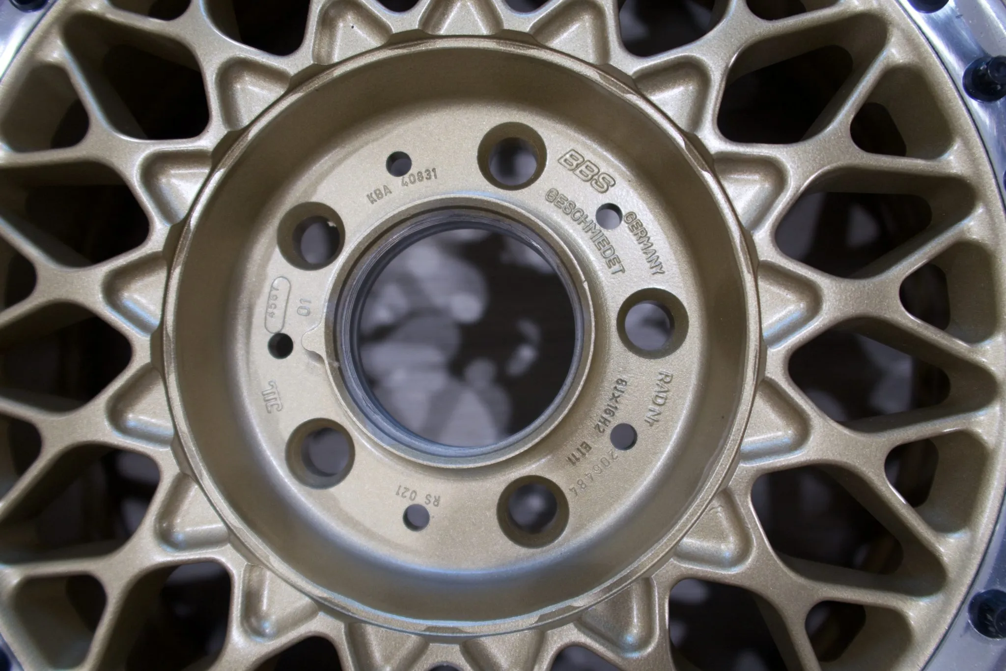 BBS Wheels for BMW E28 | 16x8 ET11 | Gold with Polished Lips | BBS-Logo Center Covers - Image 11