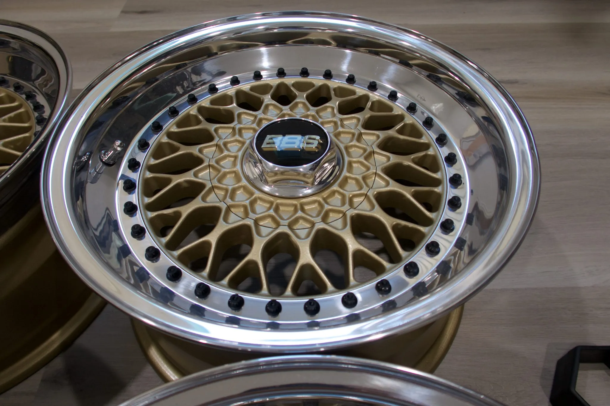 BBS Wheels for BMW E28 | 16x8 ET11 | Gold with Polished Lips | BBS-Logo Center Covers - Image 8