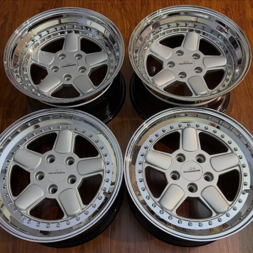 AC Schnitzer Type 1 Wheels | 17″ | 3-Piece | Polished Lip | BMW E30 M3