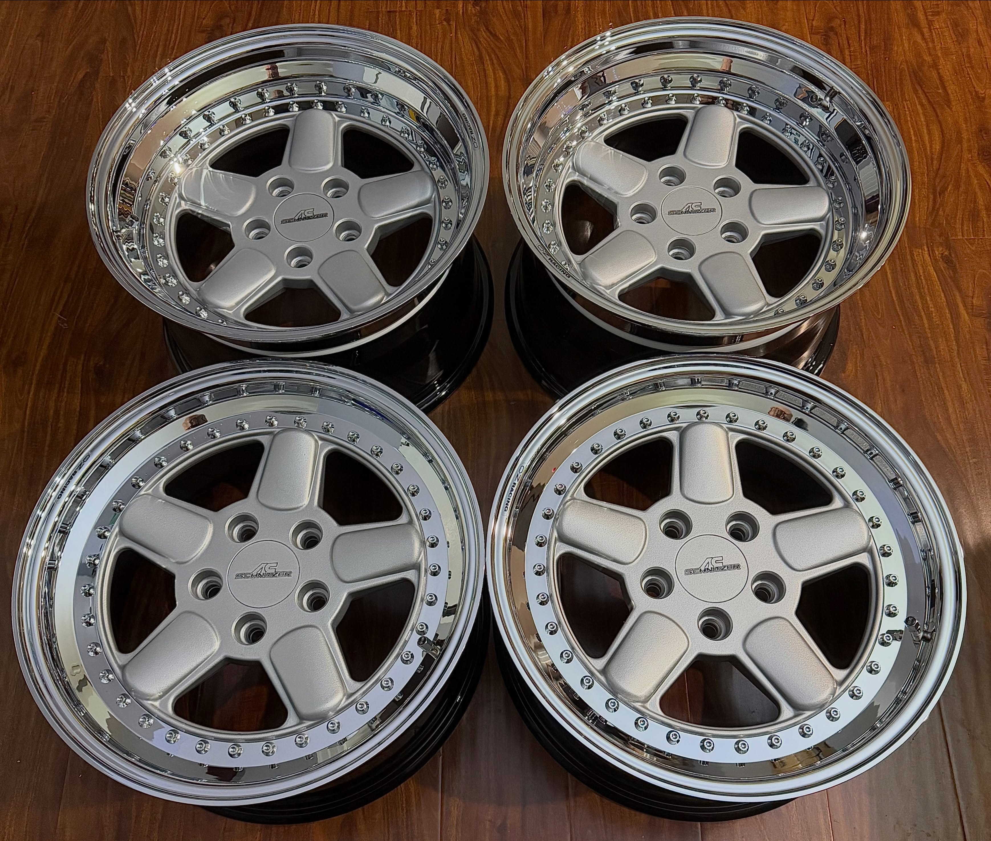 AC Schnitzer Type I wheels 17 inch 3-piece polished E30 M3