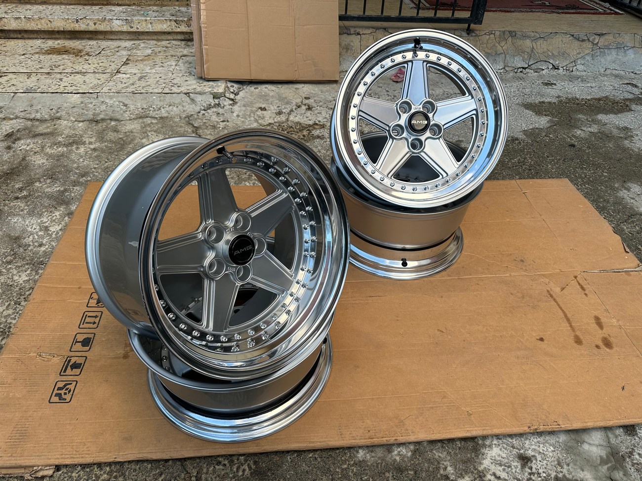 Genuine Pre-Merger AMG Penta Wheels 17 Inch 5x112 — Elite BBS Wheels