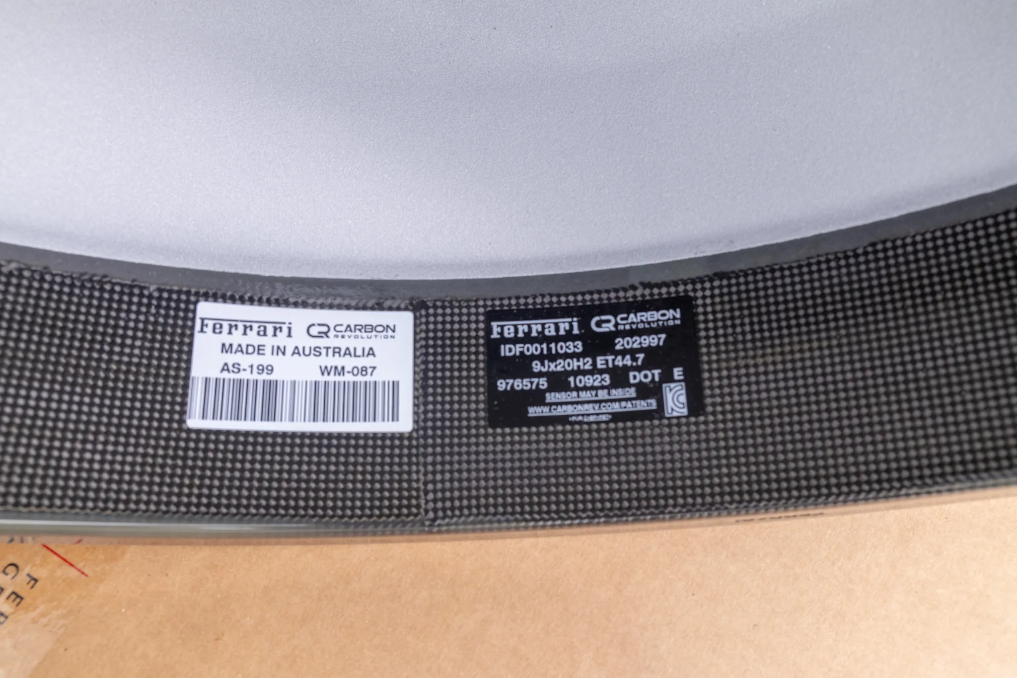 Ferrari Wheels | 20" | Carbon Fiber | 10-Spoke | Staggered | Genuine OEM - Image 11
