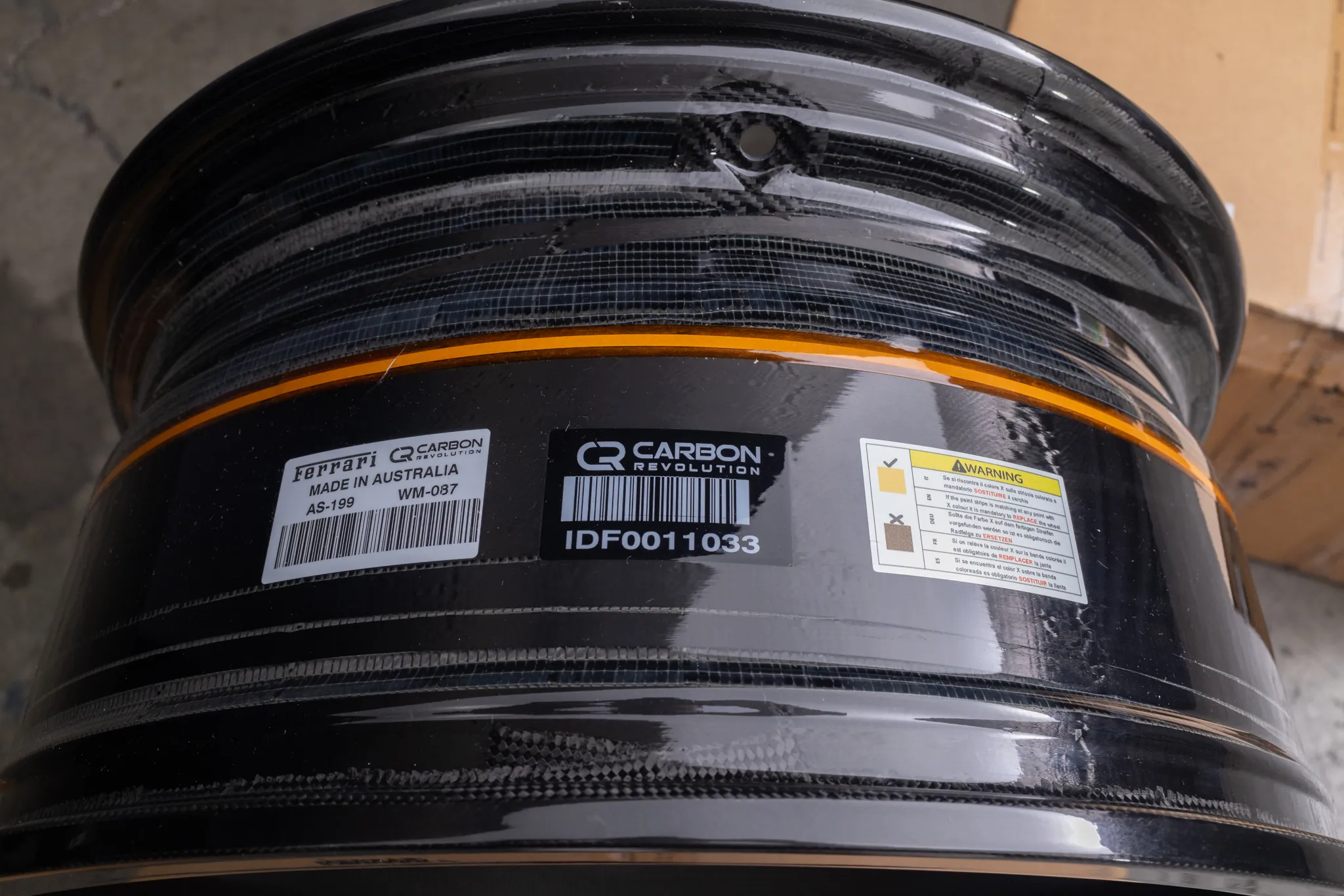 Ferrari Wheels | 20" | Carbon Fiber | 10-Spoke | Staggered | Genuine OEM - Image 13