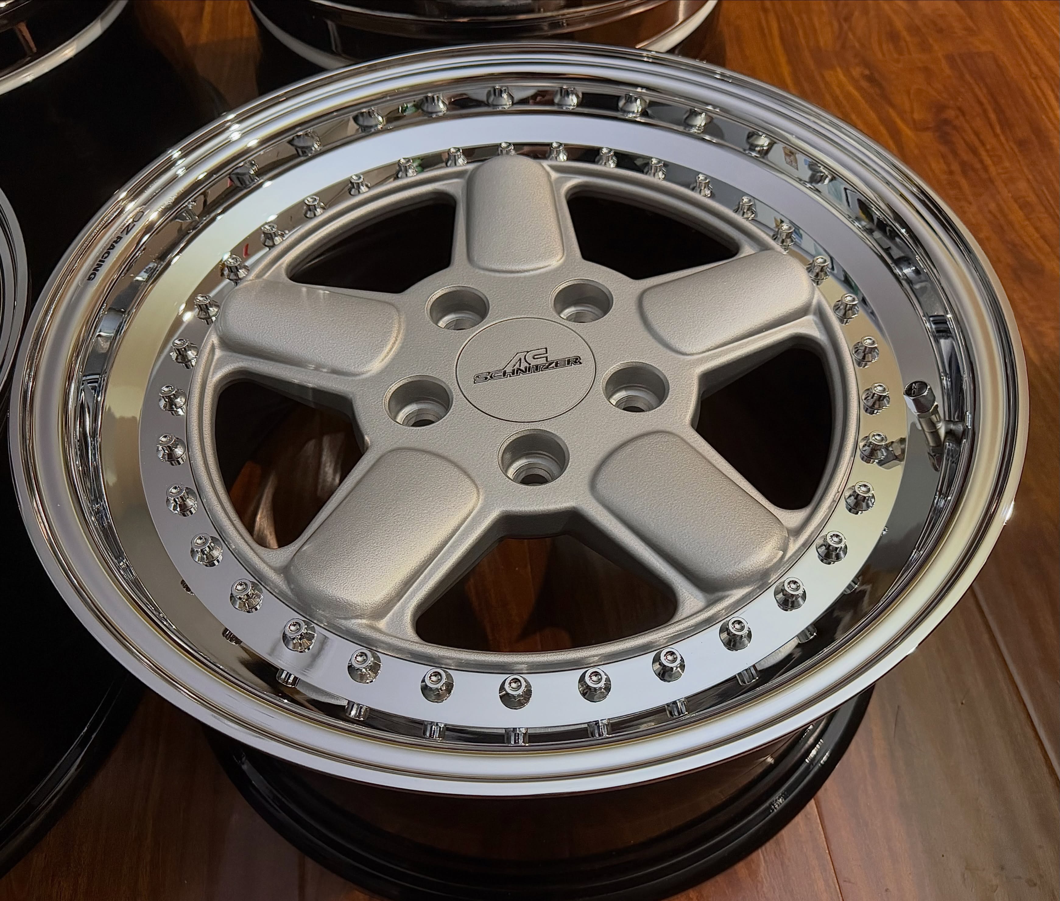 AC Schnitzer Type I wheels 17 inch 3-piece polished E30 M3
