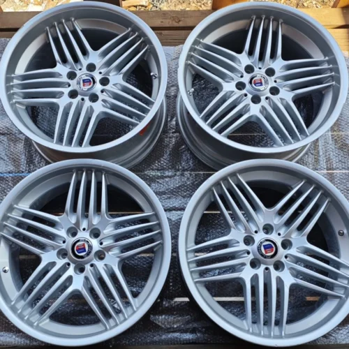 Alpina Dynamic Wheels by BBS | 20×9 Front ET17 / 20×10 Rear ET17 | One-Piece | Silver | PN RD275 / RD276 | Alpina Center Caps