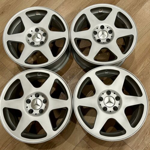 Mercedes-Benz Evo II Wheels | 17×8.25″ ET34 | 5×112 | Silver | OEM PN 124 401 17 02