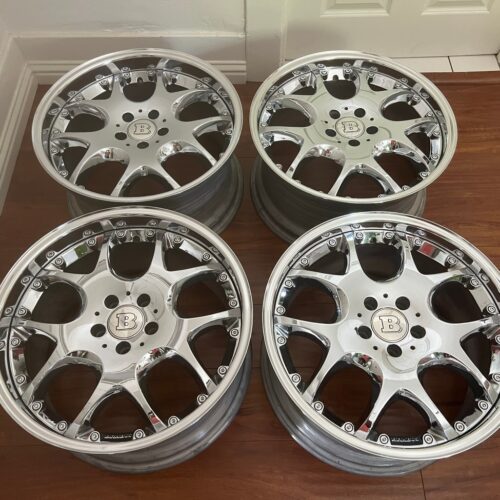 BRABUS Monoblock V Wheels | 19″ | 2-Piece | Staggered | Chrome